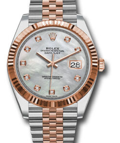 Đồng Hồ Rolex 126331 mdj - Datejust 41 Steel and Pink Gold - Fluted Bezel - Jubilee126331mdj-1