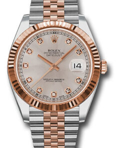 Đồng Hồ Rolex 126331 sudj - Datejust 41 Steel and Pink Gold - Fluted Bezel - Jubilee126331sudj-1