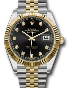 Đồng Hồ Rolex 126333 bkdj - Datejust 41 Steel and Yellow Gold - Fluted Bezel - Jubilee126333bkdj-1