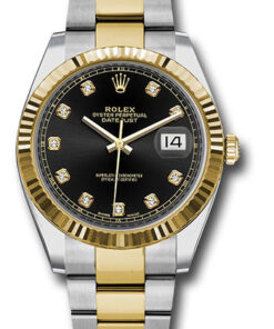 Đồng Hồ Rolex 126333 bkdo - Datejust 41 Steel and Yellow Gold - Fluted Bezel - Oyster126333bkdo-1