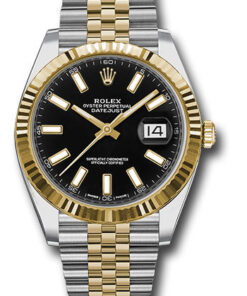 Đồng Hồ Rolex 126333 bkij - Datejust 41 Steel and Yellow Gold - Fluted Bezel - Jubilee126333bkij-1