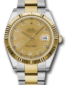 Đồng Hồ Rolex 126333 chdo - Datejust 41 Steel and Yellow Gold - Fluted Bezel - Oyster126333chdo-1