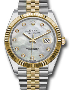 Đồng Hồ Rolex 126333 mdj - Datejust 41 Steel and Yellow Gold - Fluted Bezel - Jubilee126333mdj-1