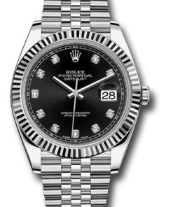 Đồng Hồ Rolex 126334 bkdj - Datejust 41 Steel and White Gold - Fluted Bezel - Jubilee126334bkdj-1