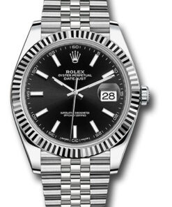 Đồng Hồ Rolex 126334 bkij - Datejust 41 Steel and White Gold - Fluted Bezel - Jubilee126334bkij-1