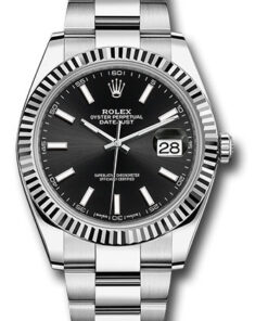 Đồng Hồ Rolex 126334 bkio - Datejust 41 Steel and White Gold - Fluted Bezel - Oyster126334bkio-1