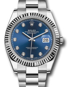 Đồng Hồ Rolex 126334 bldo - Datejust 41 Steel and White Gold - Fluted Bezel - Oyster126334bldo-1
