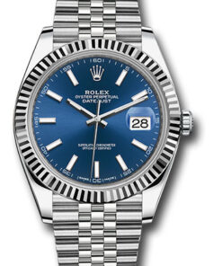 Đồng Hồ Rolex 126334 blij - Datejust 41 Steel and White Gold - Fluted Bezel - Jubilee126334blij-1