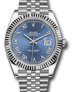 Đồng Hồ Rolex 126334 blrj - Datejust 41 Steel and White Gold - Fluted Bezel - Jubilee126334blrj-1
