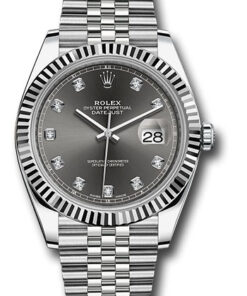 Đồng Hồ Rolex 126334 dkrdj - Datejust 41 Steel and White Gold - Fluted Bezel - Jubilee126334dkrdj-1