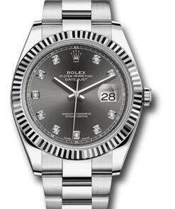 Đồng Hồ Rolex 126334 dkrdo - Datejust 41 Steel and White Gold - Fluted Bezel - Oyster126334dkrdo-1
