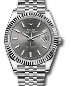 Đồng Hồ Rolex 126334 dkrij - Datejust 41 Steel and White Gold - Fluted Bezel - Jubilee126334dkrij-1