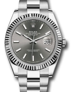 Đồng Hồ Rolex 126334 dkrio - Datejust 41 Steel and White Gold - Fluted Bezel - Oyster126334dkrio-1