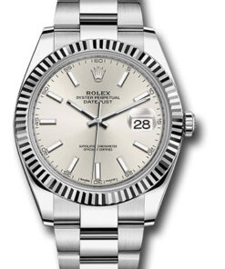 Đồng Hồ Rolex 126334 sio - Datejust 41 Steel and White Gold - Fluted Bezel - Oyster126334sio-1