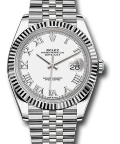 Đồng Hồ Rolex 126334 wrj - Datejust 41 Steel and White Gold - Fluted Bezel - Jubilee126334wrj-1