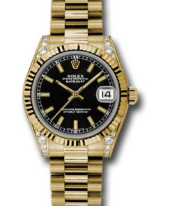Đồng Hồ Rolex 178238 bkip - Datejust 31 Yellow Gold - Fluted Bezel - Dia Case - PresidentĐồng Hồ Rolex 178238 bkip - Datejust 31 Yellow Gold - Fluted Bezel - Dia Case - President