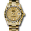 Đồng Hồ Rolex 178238 chip - Datejust 31 Yellow Gold - Fluted Bezel - Dia Case - President 1 178238chip 1