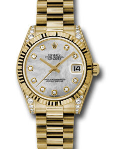 Đồng Hồ Rolex 178238 mdp - Datejust 31 Yellow Gold - Fluted Bezel - Dia Case - PresidentĐồng Hồ Rolex 178238 mdp - Datejust 31 Yellow Gold - Fluted Bezel - Dia Case - President