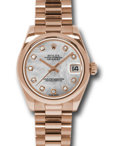 Đồng Hồ Rolex 178245 mdp - Datejust 31 Everose Gold - Domed Bezel - PresidentĐồng Hồ Rolex 178245 mdp - Datejust 31 Everose Gold - Domed Bezel - President
