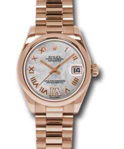 Đồng Hồ Rolex 178245 mdrp - Datejust 31 Everose Gold - Domed Bezel - PresidentĐồng Hồ Rolex 178245 mdrp - Datejust 31 Everose Gold - Domed Bezel - President