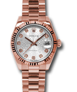 Đồng Hồ Rolex 178275 sjdp - Datejust 31 Everose Gold - Fluted Bezel - PresidentĐồng Hồ Rolex 178275 sjdp - Datejust 31 Everose Gold - Fluted Bezel - President
