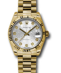 Đồng Hồ Rolex 178278 sjdp - Datejust 31 Yellow Gold - Fluted Bezel - PresidentĐồng Hồ Rolex 178278 sjdp - Datejust 31 Yellow Gold - Fluted Bezel - President