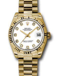 Đồng Hồ Rolex 178278 wdp - Datejust 31 Yellow Gold - Fluted Bezel - PresidentĐồng Hồ Rolex 178278 wdp - Datejust 31 Yellow Gold - Fluted Bezel - President