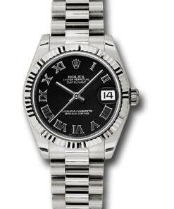 Đồng Hồ Rolex 178279 bkrp - Datejust 31 White Gold - Fluted Bezel - PresidentĐồng Hồ Rolex 178279 bkrp - Datejust 31 White Gold - Fluted Bezel - President