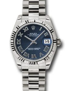 Đồng Hồ Rolex 178279 blrp - Datejust 31 White Gold - Fluted Bezel - PresidentĐồng Hồ Rolex 178279 blrp - Datejust 31 White Gold - Fluted Bezel - President