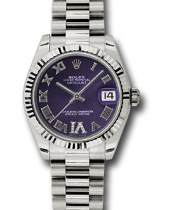 Đồng Hồ Rolex 178279 pdrp - Datejust 31 White Gold - Fluted Bezel - PresidentĐồng Hồ Rolex 178279 pdrp - Datejust 31 White Gold - Fluted Bezel - President