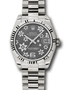 Đồng Hồ Rolex 178279 rfp - Datejust 31 White Gold - Fluted Bezel - PresidentĐồng Hồ Rolex 178279 rfp - Datejust 31 White Gold - Fluted Bezel - President