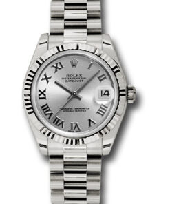 Đồng Hồ Rolex 178279 rrp - Datejust 31 White Gold - Fluted Bezel - PresidentĐồng Hồ Rolex 178279 rrp - Datejust 31 White Gold - Fluted Bezel - President