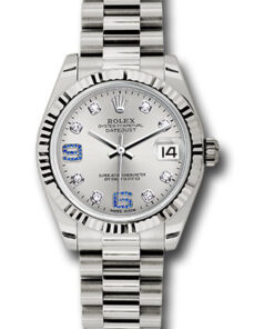 Đồng Hồ Rolex 178279 sdsap - Datejust 31 White Gold - Fluted Bezel - PresidentĐồng Hồ Rolex 178279 sdsap - Datejust 31 White Gold - Fluted Bezel - President