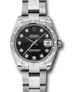Đồng Hồ Rolex 178344 bkdo - Datejust 31 Steel and White Gold - Domed 24 Dia Bezel - OysterĐồng Hồ Rolex 178344 bkdo - Datejust 31 Steel and White Gold - Domed 24 Dia Bezel - Oyster