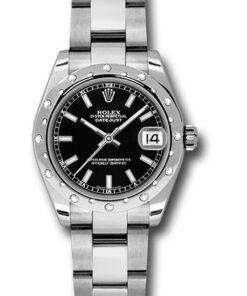 Đồng Hồ Rolex 178344 bkio - Datejust 31 Steel and White Gold - Domed 24 Dia Bezel - OysterĐồng Hồ Rolex 178344 bkio - Datejust 31 Steel and White Gold - Domed 24 Dia Bezel - Oyster