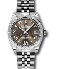 Đồng Hồ Rolex 178344 brdrj - Datejust 31 Steel and White Gold - Domed 24 Dia Bezel - JubileeĐồng Hồ Rolex 178344 brdrj - Datejust 31 Steel and White Gold - Domed 24 Dia Bezel - Jubilee