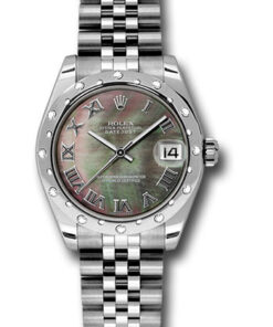 Đồng Hồ Rolex 178344 dkmrj - Datejust 31 Steel and White Gold - Domed 24 Dia Bezel - JubileeĐồng Hồ Rolex 178344 dkmrj - Datejust 31 Steel and White Gold - Domed 24 Dia Bezel - Jubilee