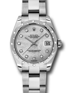 Đồng Hồ Rolex 178344 mdo - Datejust 31 Steel and White Gold - Domed 24 Dia Bezel - OysterĐồng Hồ Rolex 178344 mdo - Datejust 31 Steel and White Gold - Domed 24 Dia Bezel - Oyster