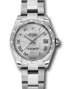 Đồng Hồ Rolex 178344 mdro - Datejust 31 Steel and White Gold - Domed 24 Dia Bezel - OysterĐồng Hồ Rolex 178344 mdro - Datejust 31 Steel and White Gold - Domed 24 Dia Bezel - Oyster