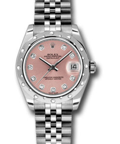 Đồng Hồ Rolex 178344 pdj - Datejust 31 Steel and White Gold - Domed 24 Dia Bezel - JubileeĐồng Hồ Rolex 178344 pdj - Datejust 31 Steel and White Gold - Domed 24 Dia Bezel - Jubilee