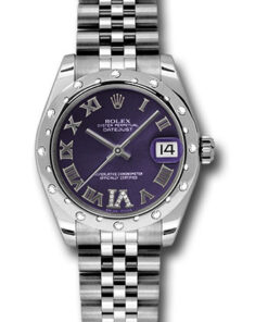 Đồng Hồ Rolex 178344 pudrj - Datejust 31 Steel and White Gold - Domed 24 Dia Bezel - JubileeĐồng Hồ Rolex 178344 pudrj - Datejust 31 Steel and White Gold - Domed 24 Dia Bezel - Jubilee