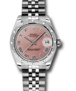 Đồng Hồ Rolex 178344 prj - Datejust 31 Steel and White Gold - Domed 24 Dia Bezel - JubileeĐồng Hồ Rolex 178344 prj - Datejust 31 Steel and White Gold - Domed 24 Dia Bezel - Jubilee