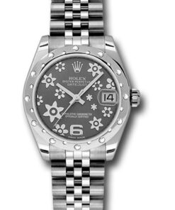 Đồng Hồ Rolex 178344 rfj - Datejust 31 Steel and White Gold - Domed 24 Dia Bezel - JubileeĐồng Hồ Rolex 178344 rfj - Datejust 31 Steel and White Gold - Domed 24 Dia Bezel - Jubilee