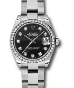 Đồng Hồ Rolex 178384 bkdo - Datejust 31 Stainless Steel - 46 Diamond Bezel - OysterĐồng Hồ Rolex 178384 bkdo - Datejust 31 Stainless Steel - 46 Diamond Bezel - Oyster