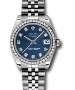 Đồng Hồ Rolex 178384 bldj - Datejust 31 Stainless Steel - 46 Diamond Bezel - JubileeĐồng Hồ Rolex 178384 bldj - Datejust 31 Stainless Steel - 46 Diamond Bezel - Jubilee