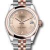 Đồng Hồ Rolex 278241 rsrj - Datejust 31 Steel and Everose Gold - Domed Bezel - Jubilee 1 278241rsrj 1