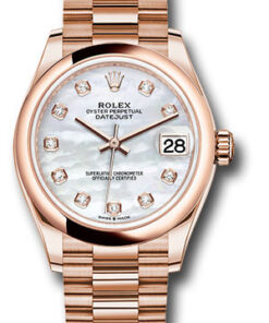 Đồng Hồ Rolex 278245 mdp - Datejust 31 Everose Gold - Domed Bezel - PresidentĐồng Hồ Rolex 278245 mdp - Datejust 31 Everose Gold - Domed Bezel - President