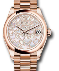 Đồng Hồ Rolex 278245 pmopbp - Datejust 31 Everose Gold - Domed Bezel - PresidentĐồng Hồ Rolex 278245 pmopbp - Datejust 31 Everose Gold - Domed Bezel - President