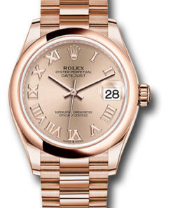 Đồng Hồ Rolex 278245 rsrp - Datejust 31 Everose Gold - Domed Bezel - PresidentĐồng Hồ Rolex 278245 rsrp - Datejust 31 Everose Gold - Domed Bezel - President