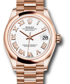 Đồng Hồ Rolex 278245 wrp - Datejust 31 Everose Gold - Domed Bezel - PresidentĐồng Hồ Rolex 278245 wrp - Datejust 31 Everose Gold - Domed Bezel - President